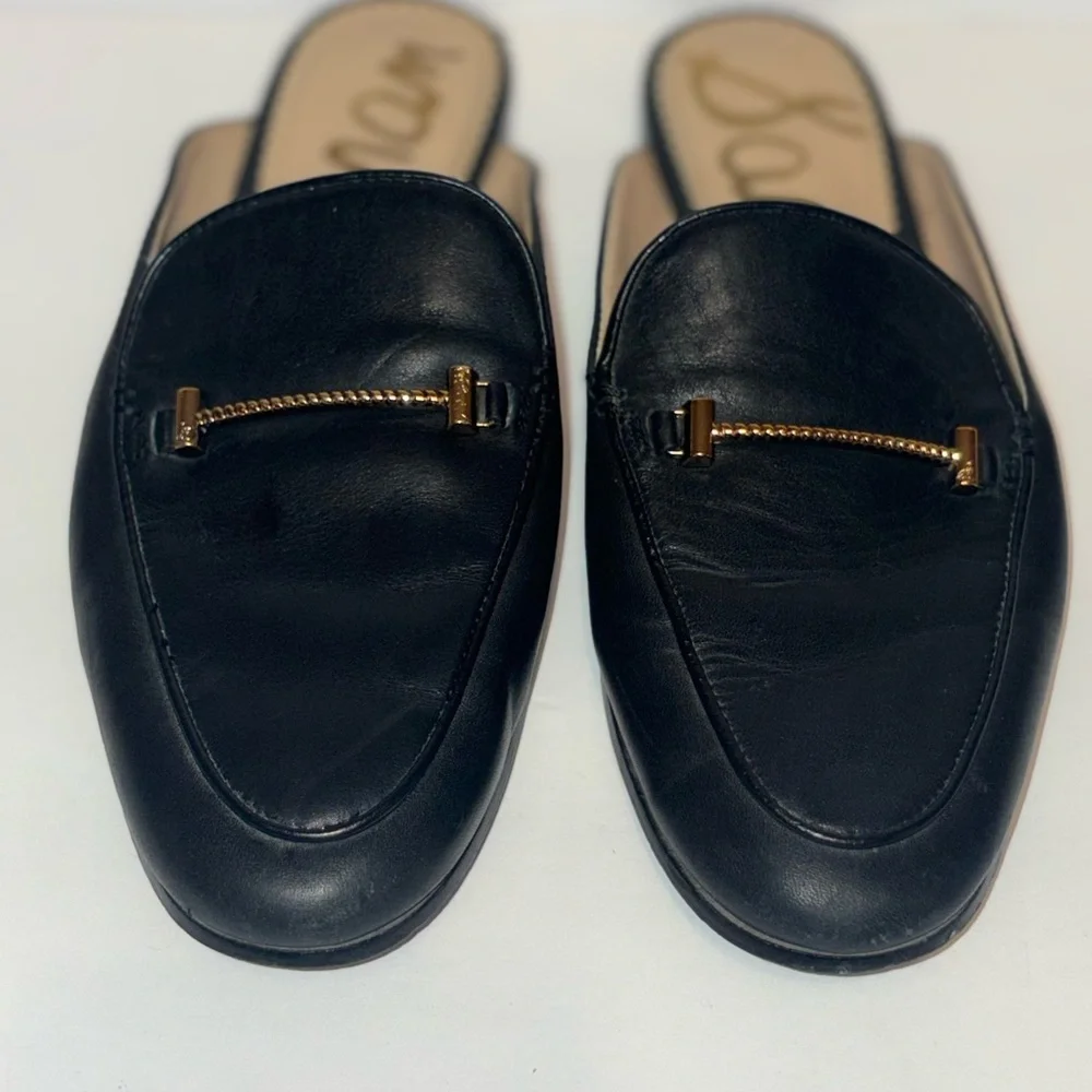 Sam Edelman Black Slip-On Loafers - Picture 2 of 11